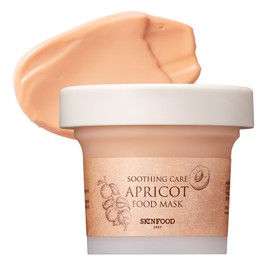 SKINFOOD Mask Apricot Trouble Care 120g - Facial Pore Clearing and Body Skin Soothing - Wash Off Face Masks, Clear & Smooth Skin - Shower-Proof Texture (4.23 oz)