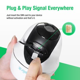 EIOTCLUB Sim Card, Data Only Sim Card for 4G Camera, 4G Wifi Router, Trail Camera, GPS Tracker, Compatible with Vodafone, 3, and O2 Networks, Pay As You Go, No Contract, No Credit Check