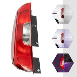 DuYouG Rear Light Fits For 2015 2016 2017 2018 2019 Dodge Ram Promaster City Halogen Tail Light Rear Brake Lamp Assembly Red Clear Lens Left Driver Side LH