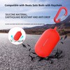 Case for Beats Solo Buds Case Cover with Flower Keychain,