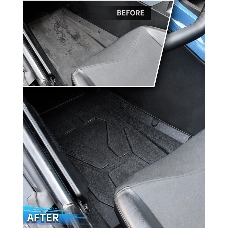 VEISUTOR TPE Floor Mats for Polaris Slingshot 2020-2022, Replace #2889323