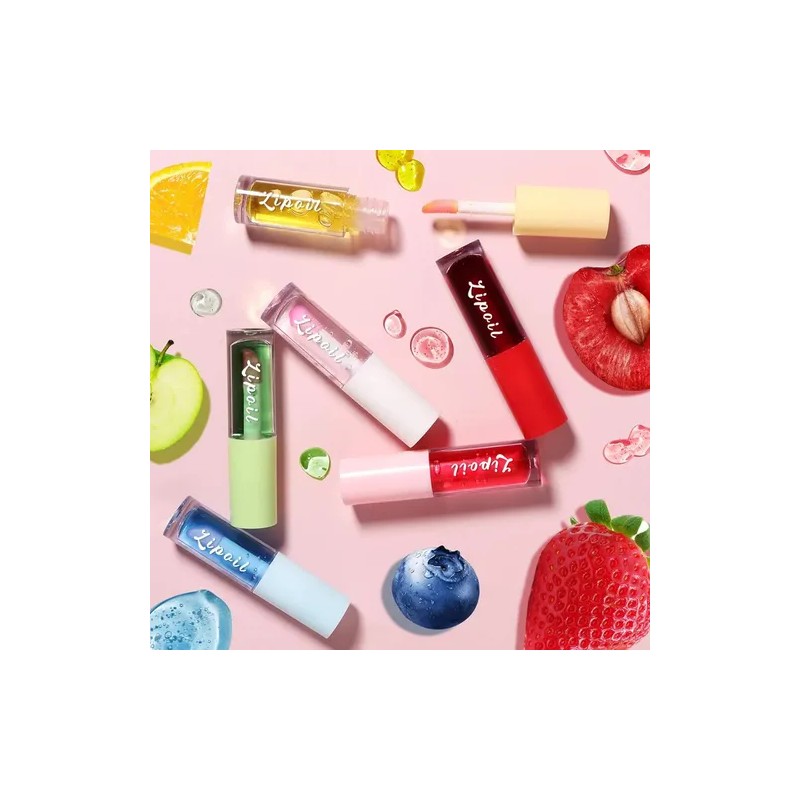 Lip Gloss Hidratante Aroma Frutal Transparente Color Full