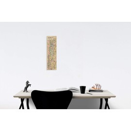 Historic Map - Map of Lake Champlain, 1892, Seneca Ray Stoddard - Vintage Wall Art 07in x 24in