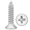 METALLIXITY Countersunk Phillips Wood Screw (#8x3/4) 20Pcs, 304 Stainless Steel