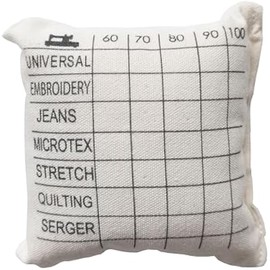 HONEYSEW Needle Sorting Pincushion – Sewing Pin Holder Pin Cushion Organizes Sewing Machine Needles for Fast, Easy Identification – Sorts 5 Sizes and 7 Types of Universal and Embroidery Needles