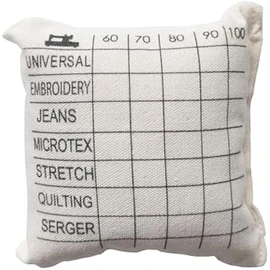 HONEYSEW Needle Sorting Pincushion – Sewing Pin Holder Pin Cushion Organizes Sewing Machine Needles for Fast, Easy Identification – Sorts 5 Sizes and 7 Types of Universal and Embroidery Needles