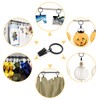 Coideal Black Curtain Rings Clips - 30 Pack 25mm Small