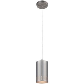 Westinghouse 6101200 Phelps One-Light Indoor Mini Pendant, Brushed Nickel