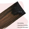 SixStarHair Yaki Straight Human Hair Clip ins 14 Inch 120G