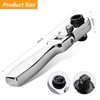 Mini Ratchet with 72 Teeth, Turns Quickly in Tight Spaces,