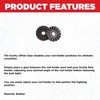 Scotty 414 Offset Gear Disc, Black
