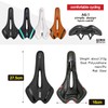 GORIX Bike Saddle Seat Comfortable Cushion with Rail Mountain Road
