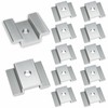 fallingstar 50 Pcs Solar Panel Mid Clamps 1.06 Inch Aluminum