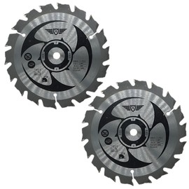 2 hojas de sierra Topstools CS15018T_2 de 150 mm 18T 10 mm Bore TCTCSB150A1 para Ryobi ONE Plus RWSL1801 18 V