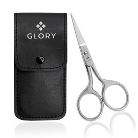 Professional Small Precision Eyebrow, Eyelash, Nose Hair Scissors Stainless Steel, Extra Fine Straight Blades For Women Men