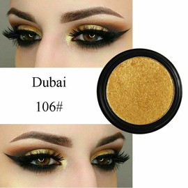 PHOERA Super Vibrant Ultra-Metallic Eyeshadow Long Lasting Waterproof Shimmer High Pigment Glitter Eye Shadow Palette Cosmetic Makeup AQUAPURITY (106 DUBAI)