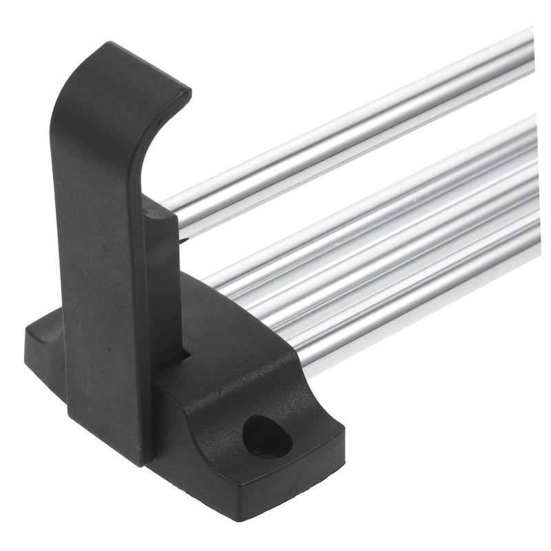 Ciieeo Stainless Steel Retractable Clothing Rack Hanging Coat Display Rack