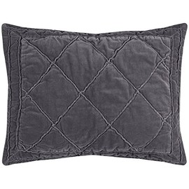Rizzy Home Collin Sham, King Size, Anthrazit
