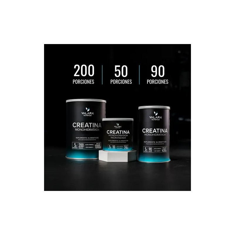 Creatina Monohidratada Micronizada De Alta Pureza 1kg Valara