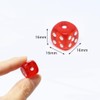 Mikankawa Translucent Acrylic Dice, 0.6 inch (16 mm), 8 Colors,