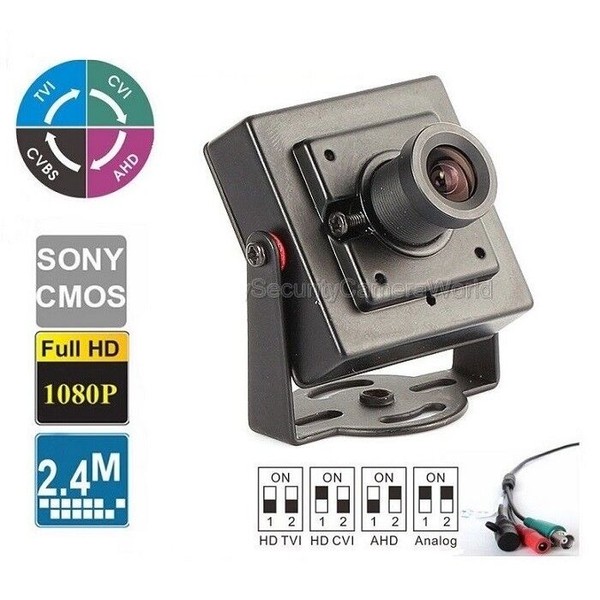 DiySecurityCameraWorld HD-TVI Mini BNC 2.8mm Wide angle Lens 1080P Video
