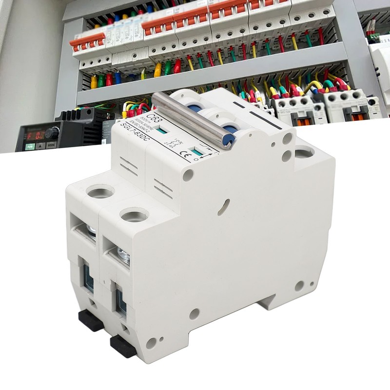 DC500V 2P Miniature DC Circuit Breaker Short Circuit Overload Protection