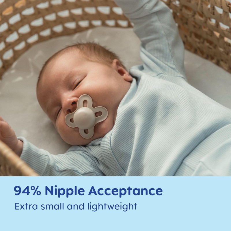 MAM Original Start Matte Baby Pacifiers, Binky for 0-3 Months,