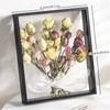 Wooden Dried Flower Photo Frame Dried Flower Display Stand Decorative