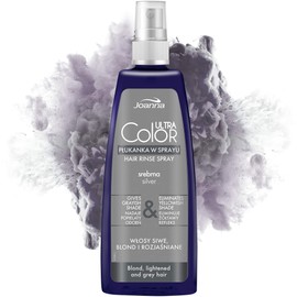 Joanna Ultra Color - Silberne Farbspülungsspray für Blondes und Helles Haar - Aschgrauer Farbton - Natürlicher Glanz - Beseitigt Gelbstich in Haar - Hellt das Haar auf und Revitalisiert es - 150 ml