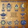 Ramadan Decorations, 20Pcs Wooden Pendant Eid Ramadan Decorations for Home,