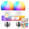 ILC LED Light Bulb 85W Equivalent, Color Changing Light Bulbs