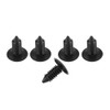 Qiilu [100pcs] Clip Rivets Bumper Retainer Fastener Clip 7.5mm Plastic