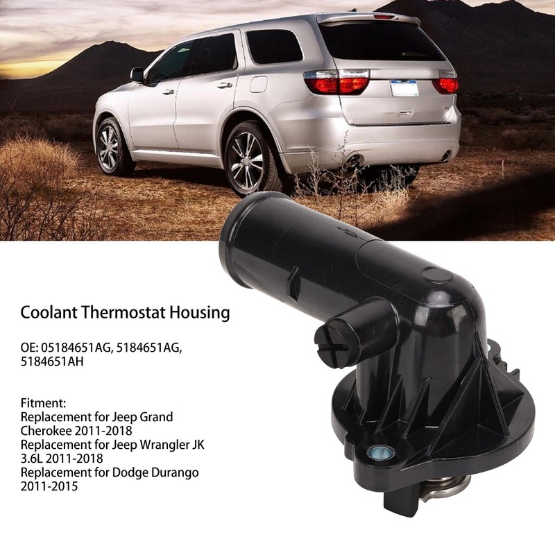 Coolant Thermostat Housing High Performance 05184651AG Replacement for Jeep Grand