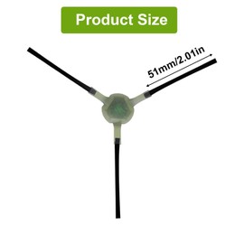 GVRGO Filter Replacement Compatible with OKP Life K2 K3 K3A K4 K5 and Lefant M210 M210S M210B M213 Robot Vacuum Cleaner Accessories Kit - 6 PACK Side Brushes