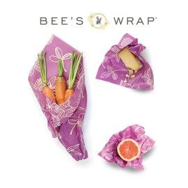 Bee's Wrap Wax Paper, Set of 3, Assorted Sizes, Purple