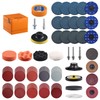 Tshya 133 Pack 3 Inch Sanding Discs for Drill Polishing