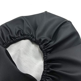 CHRIS-SCR3013-C10 Motorcycle Seat Cover Suzuki Lets/Lets-2 (CA1KA/CA1PA) Special Design Seat Covers Strong Rubber Type Made in Japan (Thick Fabric) [Fabric Color: Black/Piping]