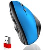 memzuoix Ergonomic Vertical Wireless Mouse - 2.4G Optical Cordless Mice