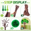 AmazingSpark Classroom Tree Bulletin Board Set DIY 3D Cardboard Tree