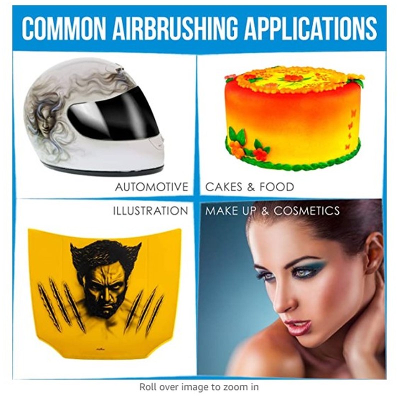 Model Airbrush High Atomization High Accuracy Nail Airbrush Machine Adjustable