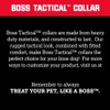 Boss Dog Tactical Collar, Pink, Small