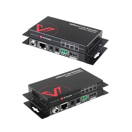 AV Access 4K HDBaseT HDMI Extender, 70m/230ft HDMI Extender Over Single Cat6/6a/7 with 2-Way IR, CEC, PoE & RS232, EDID, HDCP 2.2