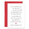 Serviky Sweet Choose Each Other Happy Valentine’s Day Card for