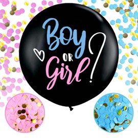 Lausatek Gender Reveal Balloons Baby Gender Surprise Party Announcement Gender Reveal Balloons Confetti Boys Girls Boy OR Girl