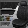 CAR PASS Leather Oxford Car Seat Covers Full Set,Waterproof Seat