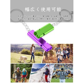 PolySky Emergency Whistle With Lanyard, Disaster Preparedness, Outdoor, School, Gym, Camping, Hiking, Coaching, Refereeing, Lifeguard Tool (Gold/Silver/Rose Red/Green/Blue)