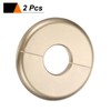 HARFINGTON 2pcs Wall Split Flange 26.5mm/1" Self-Adhesive Plumbing Cover Plates