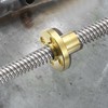 QUARKZMAN Pack of 2 Tr8 x 4 Lead Screw Brass
