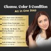 Herbishh - Champú colorante para cabello gris, champú con tinte