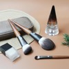 EDTRE Walnut Wood Makeup Brushes, Set of 10, Multifunctional Makeup